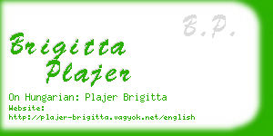 brigitta plajer business card